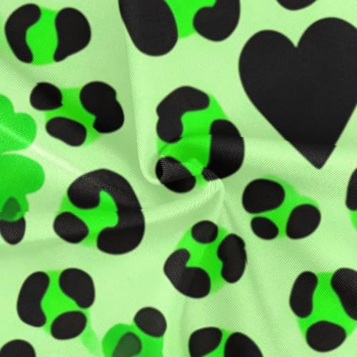 Green Leopards Clover Girls One Piece Swimsuit Beach Swimwear 208619584