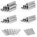 SITLDY Heavy Duty T50 Staples and 18GA Brad Nails, 2400-Count 6 Sizes Includes: 5/16
