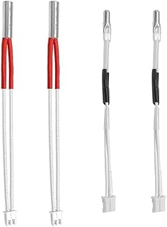HzdaDeve 3D Printer Heater Cartridge 24V 40W Thermistor Temp Sensor NTC 100K 3950 for Anycubic Kobra Plus/Max Vyper (4 Pack)