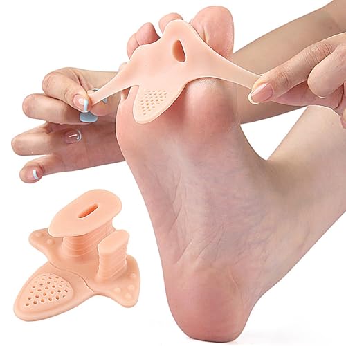 Correct Toes - Soft 2 Pieces Toe Straightener | Foot Health Care Supplies for Walking Running Yoga Athletes Sandals Pedicure - Thumbnail 5