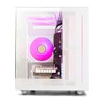 Gaming PC Desktop Ryzen 7 5700X, GeForce RTX 5060, 32G DDR4 RAM, 1TB NVME SSD, WiFi 6, 4K Prebuilt Tower Computer for VR Gaming, Streaming, Home and Office (White) - Image 3