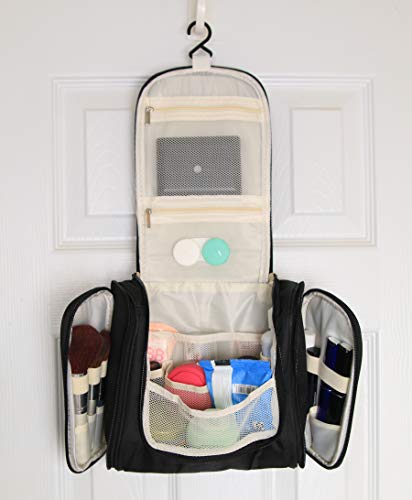 Oacis Life Hanging Toiletry Bag | [2019 Updated] Makeup and Cosmetics Organizer for Bathroom, Home, School, Office, Travel and Gym | Waterproof, Lightweight, Durable