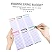 STOBOK 40pcs Budget Sheets for Personal Finance Management Expense Tracker Cards Budget Planner for Monthly Expense Organization and Cash Management