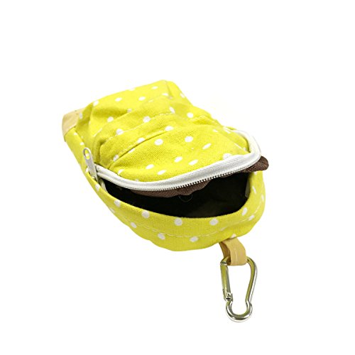 Image of Wrapables Mini Backpack Pencil Case Pouch, Yellow