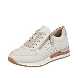 Remonte Damen R2507 Halbschuhe Sneaker, Offwhite/Offwhite/Perle/Muschel / 81, 40 EU