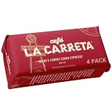 Cafe La Carreta Dark Roast Espresso Coffee 10 oz Miami Cuban style Espresso Ground Coffee