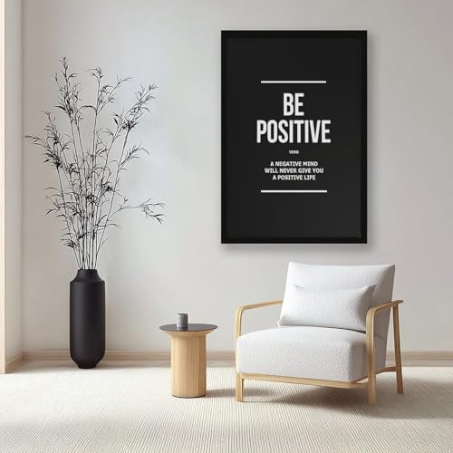 Impression sur toile Be Positive une source d'énergie positive