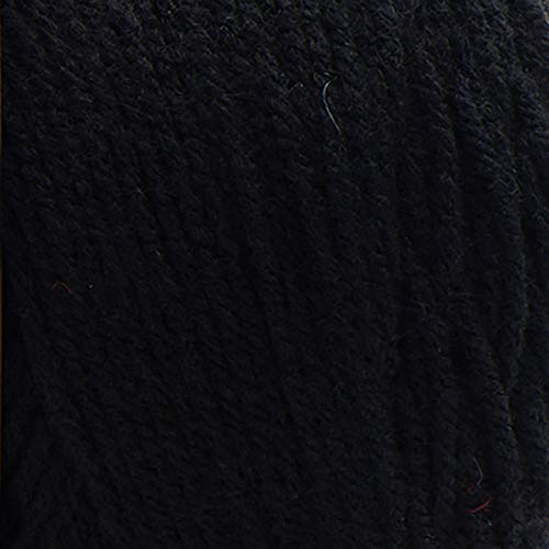 RED HEART Super Saver 3-Pack yarn, BLACK 3 Pack