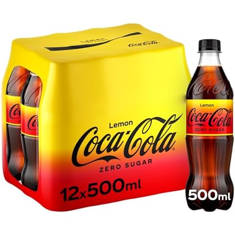 Coca-Cola Zero Sugar Lemon 12x500ml Pack Cover