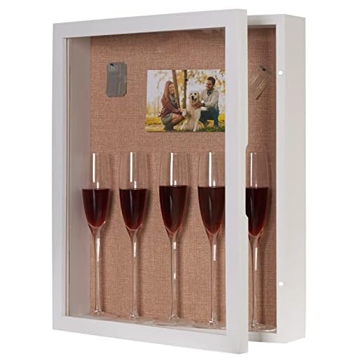 White Shadow Box 16x20, Extra Large Deep Shadow Boxes Display Cases with Magnetic Door, 20x16 Keepsake Box for Weddings Bouquet Flowers Baseball Jersey