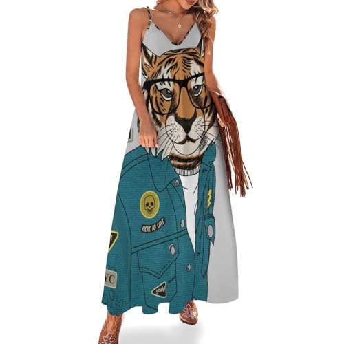Robe longue femme été sans manches légère plage