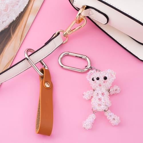 Image of Oval Spring Ring Clips, Metal Keyring Purse Clip
