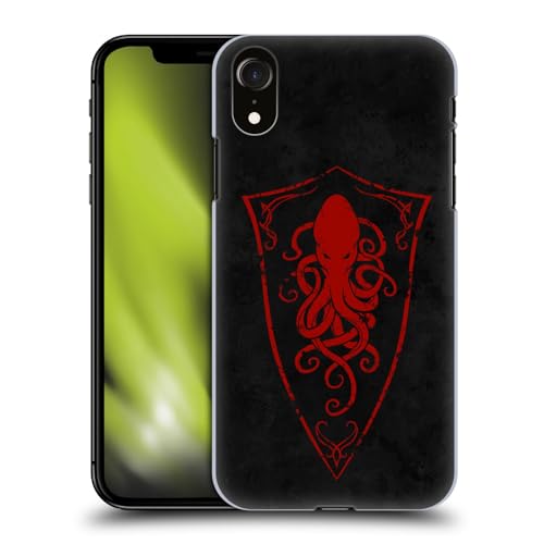 Head Case Designs Licenza Ufficiale Christos Karapanos Logo Octopus Shield Arte Chiave Custodia Cover Dura per Parte Posteriore Compatibile con Apple iPhone XR
