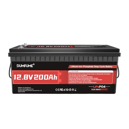 12V 200Ah Lithium Battery with BMS and Deep Cycles