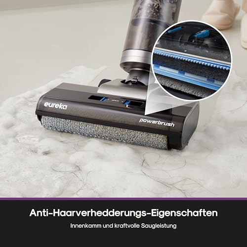 Eureka Rapidwash NEW430 Kabelloser Nass Trockensauger Polsterreiniger, mit Wischfunktion für...
