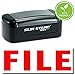 Pre-Inked File Stamp (Red Ink)