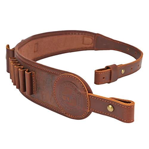 Tourbon Hunting Rifle Shell Holder Bandolier Gun Shoulder Strap Sling For Caliber .30-06 .30-30 .308 (No Swivels) #TOP4