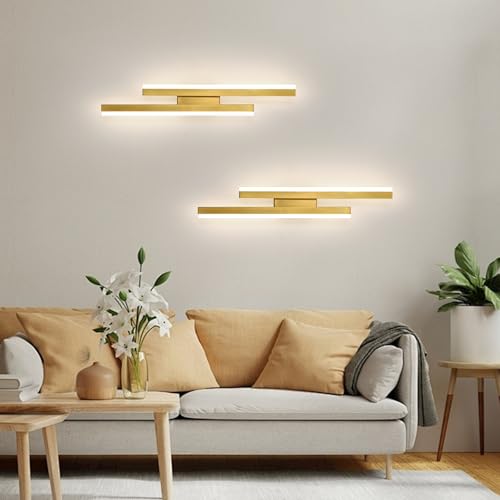 Applique murale LED 16W dorée moderne avec trois températures de couleur - 4