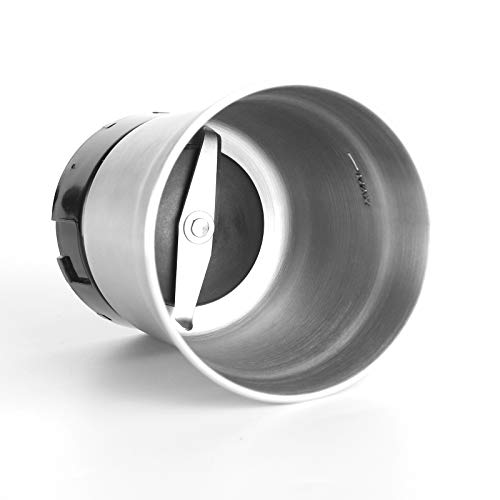QUELLANCE Removable Bowl Stainless for Coffee Grinder, 2 Blades 2.5 Ounce, Accessories for Electric Coffee Grinder, Dry Ingredients, Suitable for Grinding Coffee Beans, Spice and Nuts, and more