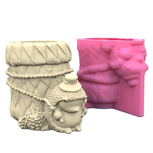 Moule en silicone 3D hérisson cake design et modelage chocolat - 4