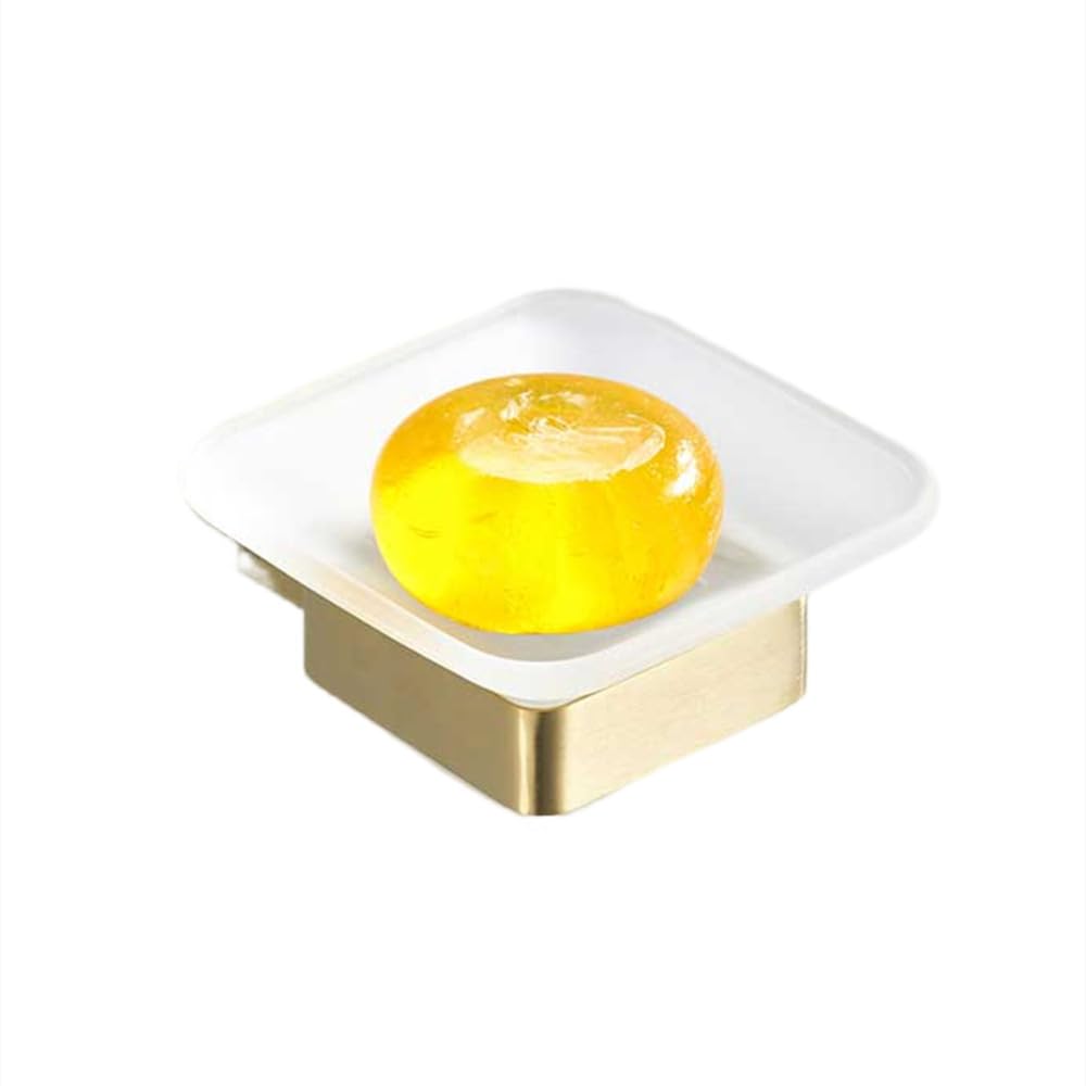 Estante de almacenamiento de oro cepillado con toallero antioxidante de pared