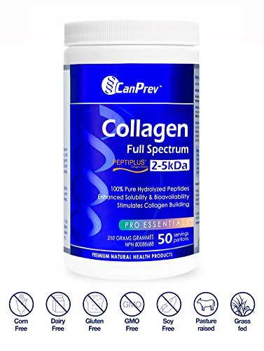 CanPrev Collagen Full Spectrum Peptiplus, 250g Powder - Pure Hydrolyzed Peptides, Optimized for Easy Mixing & Absorption - Bovine Collagen Supporting Joint, Hair, Skin, Nail & Bone - Image 3