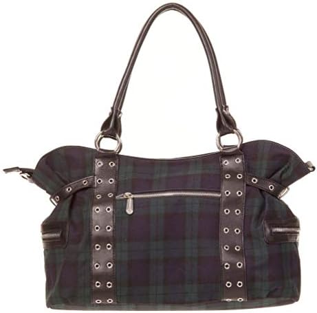 Banned Tartan Handcuff Womens Handbag