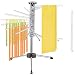 CHEFLY Foldable Pasta Drying Rack Noodle Dryer 17.87" Height for Long Spaghetti Fettuccine Lasagne Sheets P1803
