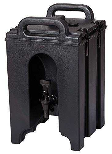 Cambro 100LCD110 Camtainer 1 Gallon Capacity Black Case of 1