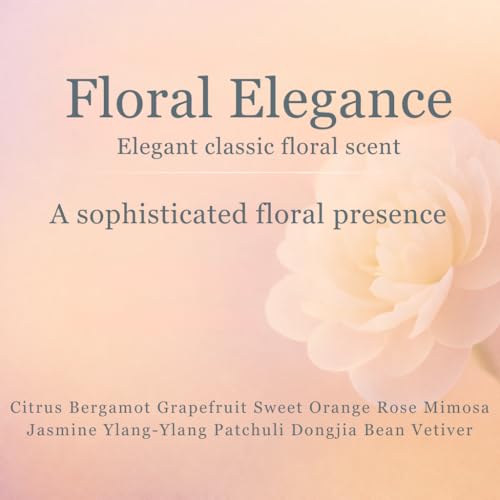 Image of Car Air Freshener Refill for Smart Car Diffuser, 3 x 10ml Fragrance Oil Refills, Vent Clip Compatible, Long Lasting Car Diffuser Refill (Floral Elegance)