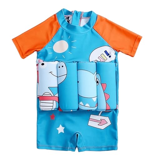 Traje De Baño Flotante para Niños Pequeños - Traje de Baño Flotante Bañador Flotador | Chaleco Flotante Antisalpicaduras De Secado Rápido para Natación Y Entrenamiento Deportivo