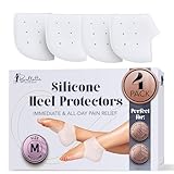 RÉUTILISABLE & LAVABLE - Le protège talon silicone est réutilisable, facile à nettoyer et peut être porté confortablement comme une chaussette silicone ou par-dessus des collants. Livré par lot de 4 et s’adapte à tous les types de chaussures.