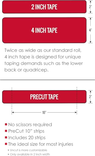 Rocktape 10cm x 5m, Black - Image 3