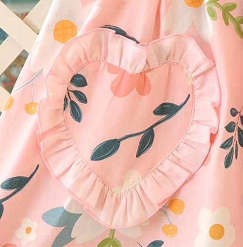 Crb Fashion Ladies Women For Cooking Baking Chef Apron With Pocket (Pink Floral) #TOP4