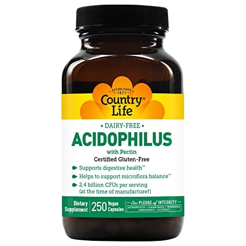Country Life Dairy-Free Acidophilus with Pectin Cover