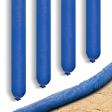 Wesnoy 4 Pcs Sediment Filter Erosion Control Blanket Silt Fence Sock with Stuffers Drain Stormwater Sediment Filter for Erosion Control and Storm Drain Protection (Blue)