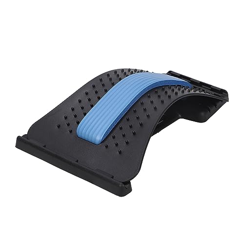 Syrisora Rückhalter, Rückenrückrückvorrichtung Rücken, Einstellbare Bequeme Schmerzreduktion Unterstützte Massage Lendenwirtschaftsdehnungsgerät für Yoga -Fitness