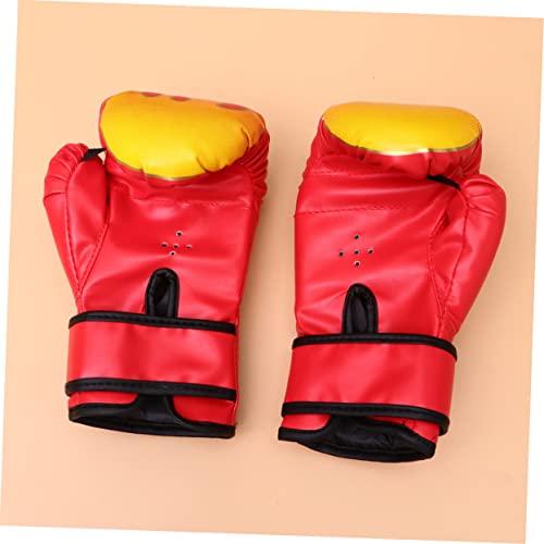 Equipo de boxeo de PU negro BESTonZON para capacitación juvenil de kickboxing 7