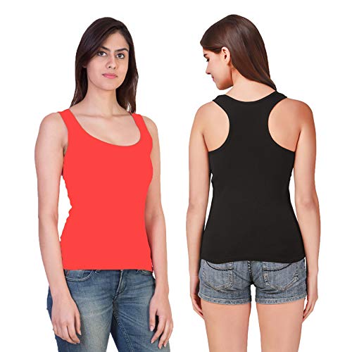 Image of Camisole Tank Top Vest Racerback Sando Camis for Women, Girls (Pack of 2)