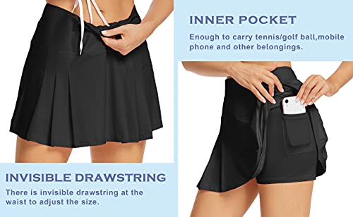 image for Sobrisah Tennis Skirt Womens Athletic Skort Y2K Mini Skirt Womens Plea