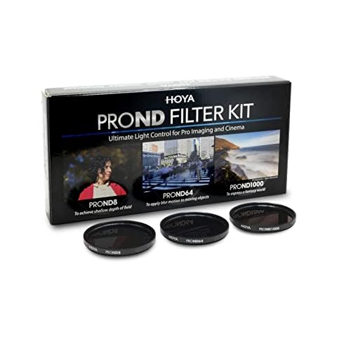 Hoya PRO ND KIT 72mm, Praktisches Set mit 3 verschiedenen Hoya PRP ND Filter zur Lichtreduzierung Cover