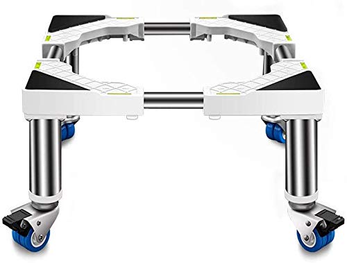 Heavy Duty Waschmaschine Sockel 4 Edelstahl FüßE 4 RäDer Untergestell KüHlschrank Und Gefrierschrank Riemenscheibe Halterung Standfuß Bewegliche