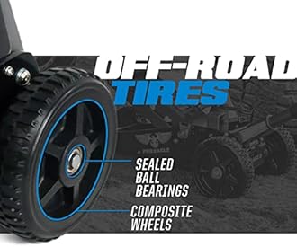 Pro Eagle 2 Ton Big Wheel Off Road Jack, The Beast, Off Road Racing High Clearance Car Jack (2 Ton, Black, Big Wheel)