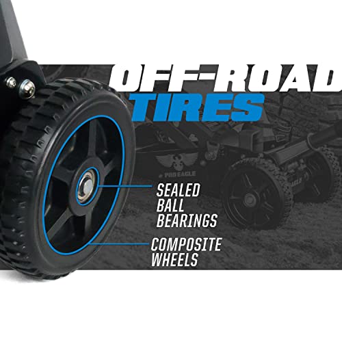 Pro Eagle 2 Ton Big Wheel Off Road Jack, The Beast, Off Road Racing High Clearance Car Jack (2 Ton, Black, Big Wheel)