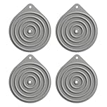 4 Pcs Plate Warmer, Non Slip Silicone Food Warming Mat, Microwave Plate Warmers for Warming Dinner Plates, Ideal for Oven Hot Pan Dinner Party Cooking