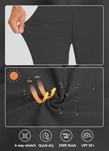 Short feminino longo 38,1 cm abaixo do joelho capri caminhada short secagem rápida leve casual calça