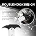 Figpade Double Hook Head Seal Puller Tool,High Hardness Heat Treated Steel Oil Seal Removal Tool with Non-Slip Handle,Professional Axle Seal Puller Car Tool for Most Vehicles