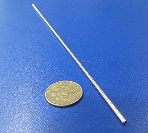 316 Stainless Steel Hardened Shaft .078" Diameter x 7" Long 5 pcs