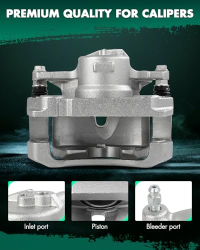 Image of SCITOO 19B3219 Front Left Disc Brake Caliper Assembly w /Bracket For Lexus For IS250 2006-2015