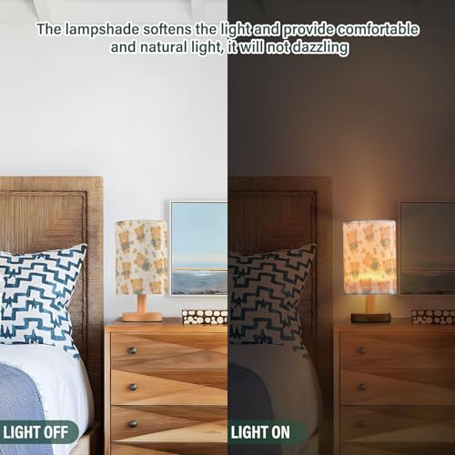 Yellow Retro Bears USB Lamps Night Light for Nursery miniatura 5